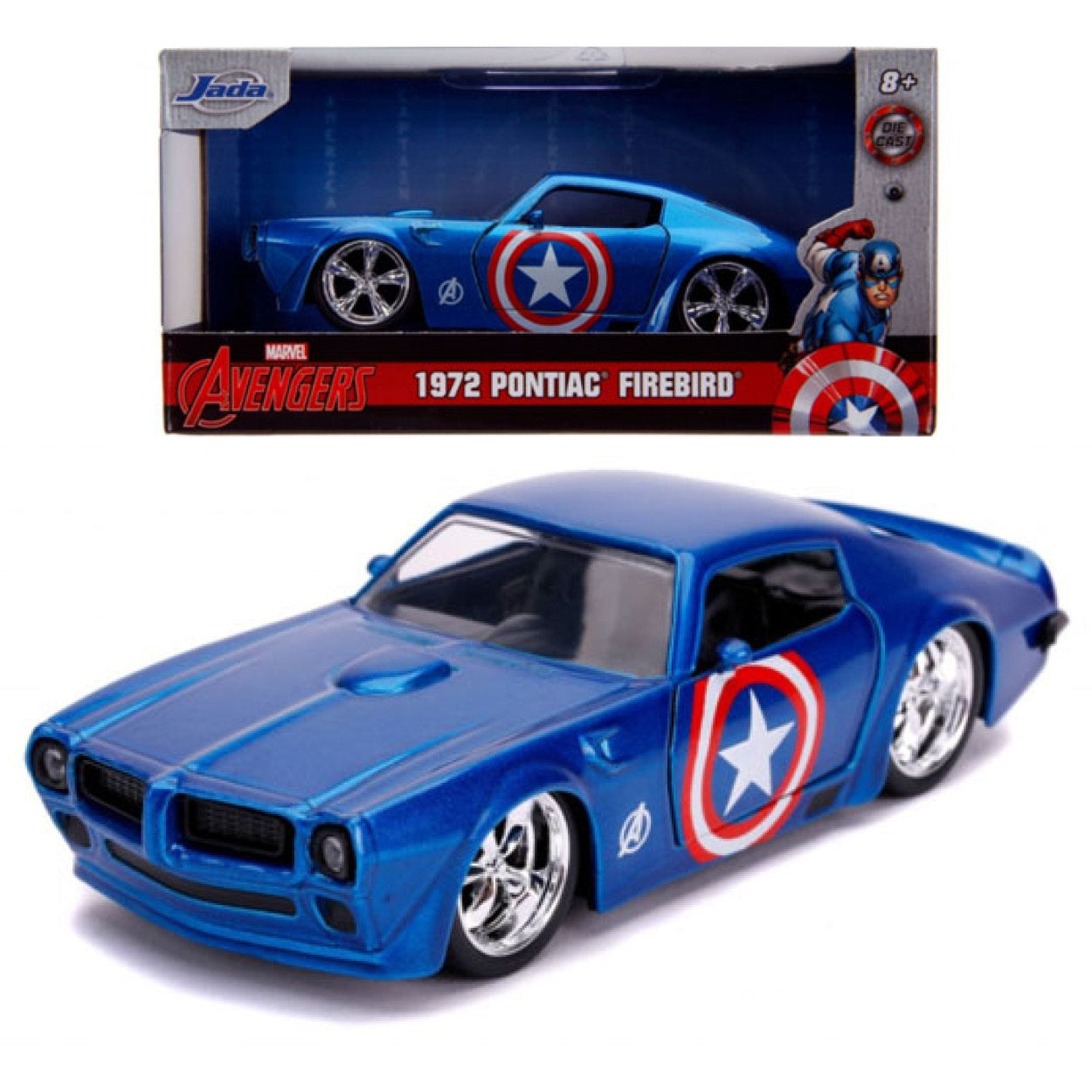 Captain America - Captain America 1972 Pontiac Firedbird 1:32 Scale Hollywood Ride