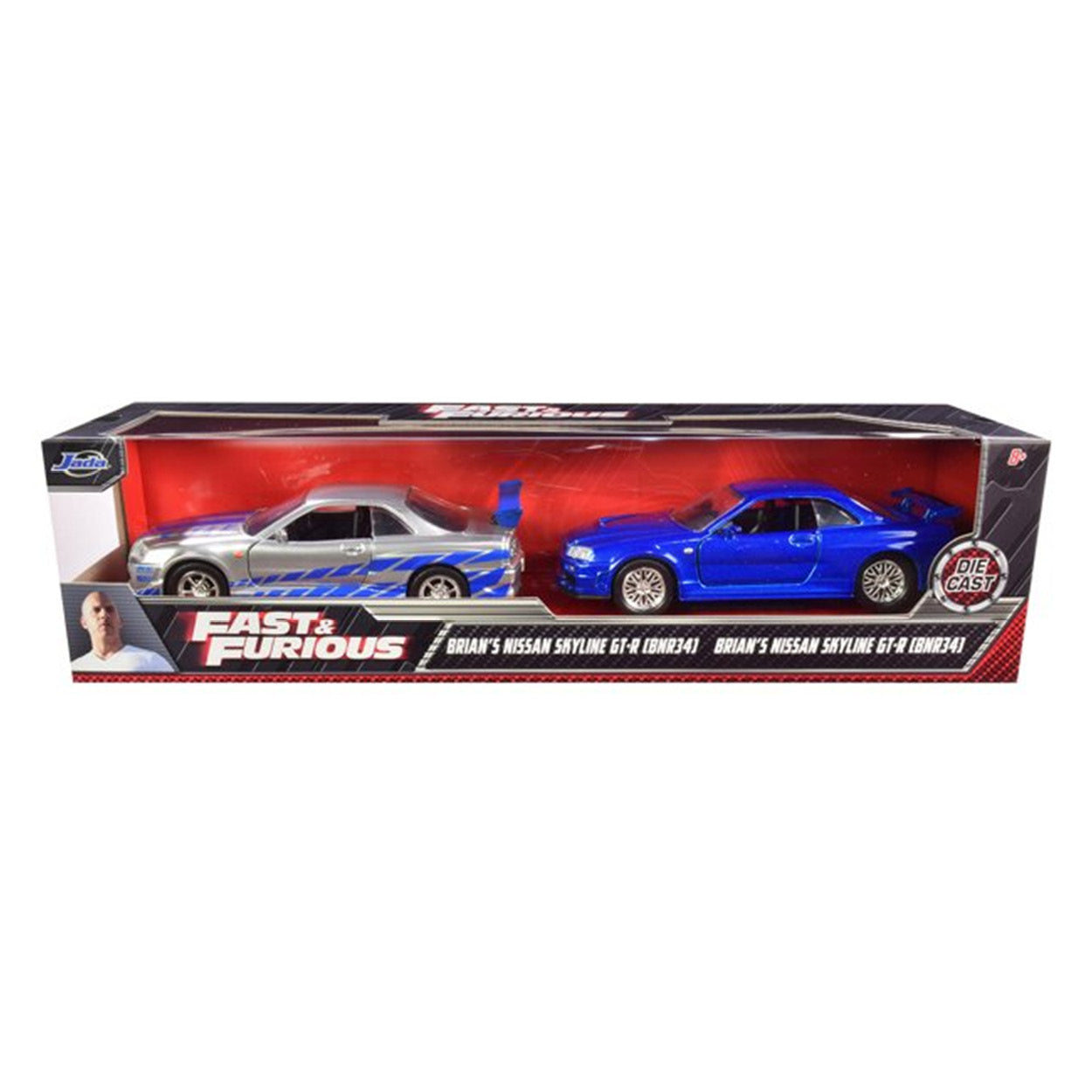 Fast & Furious - Brian's Nissan Skyline GT-R Twin Pack 1:32 Scale –  Gametraders Rouse Hill