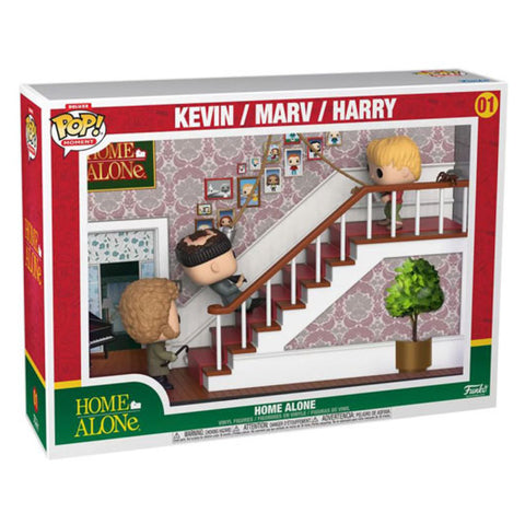 Image of Home Alone - Staircase Exclusive Pop! Moment Deluxe