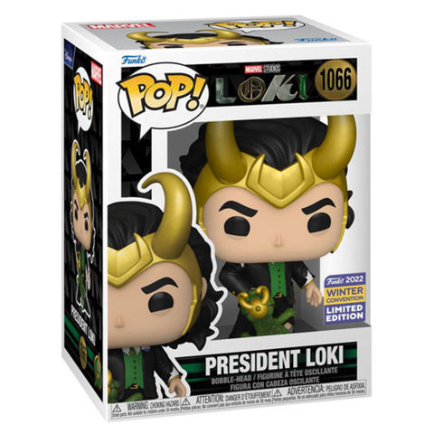 Image of Winter Con 2022 - Loki (TV) - President Loki US Exclusive Pop! Vinyl