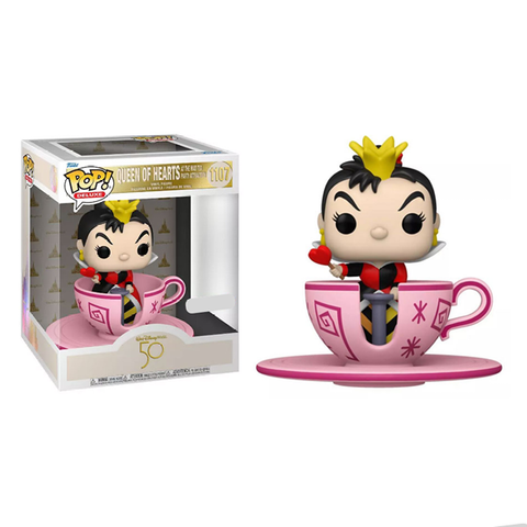 Image of Disney World - Queen of Hearts Teacup Ride 50th Anniversary US Exclusive Pop! Ride
