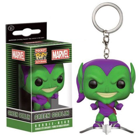 Image of Marvel Comics - Green Goblin on Glider US Exclusive Pocket Pop! Keychain