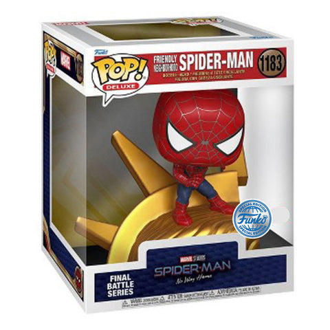 Image of Spider-Man: No Way Home - Neighbourhood Spider-Man Build-A-Scene US Exclusive Pop! Deluxe