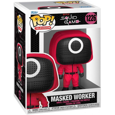 Image of Squid Game - Red Soldier (Circle Mask) Pop! Vinyl