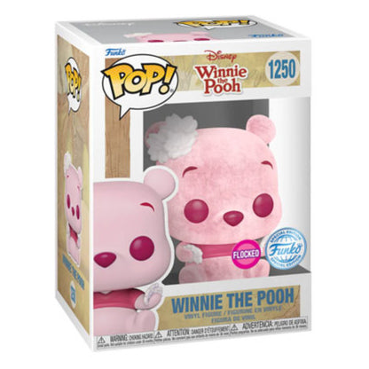 Winnie the Pooh - Cherry Blossom Winnie the Pooh Flocked US Exclusive Pop! Vinyl