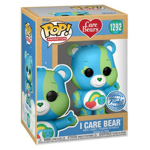 Image of Care Bears: Earth Day 2023 - I Care Bear US Exclusive Pop! Vinyl