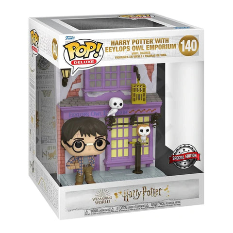 Image of Harry Potter - Madam Malkins Owl Emporium with Harry Diagon Alley US Exclusive Pop! Deluxe