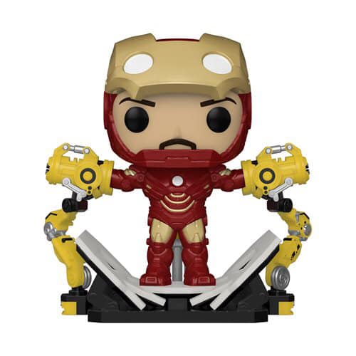 Iron Man 2 - Iron Man Mark IV with Gantry Metallic Pop! Deluxe