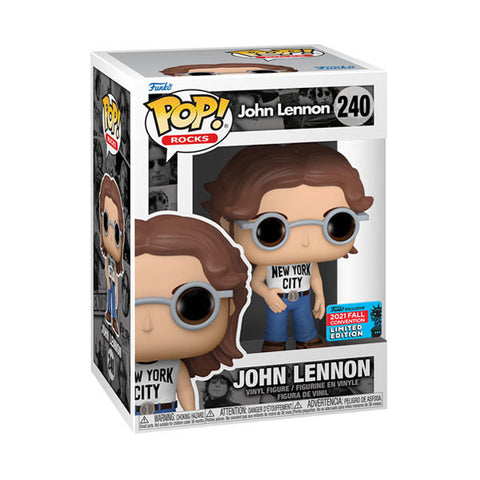 FF21 - John Lennon - John Lennon NYCC Shirt US Exclusive Pop! Vinyl