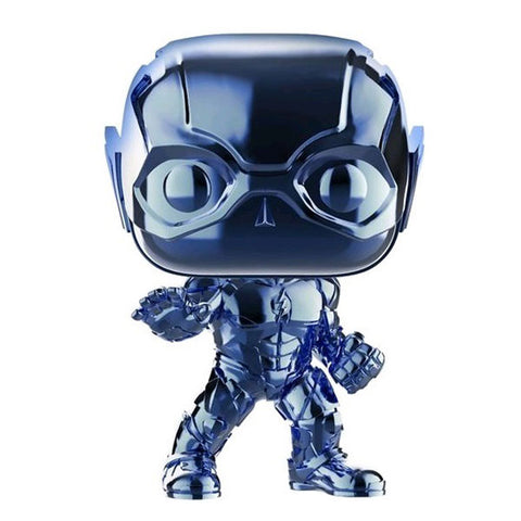 Image of Justice League Movie - Flash Light Blue Chrome Pop! Vinyl