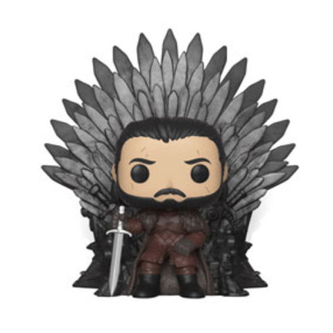 Image of Game of Thrones - Jon Snow on Iron Throne Pop! Deluxe