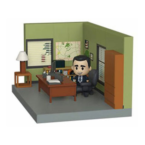 Image of The Office - Michael Scott with Dunder Mifflin Office Diorama Mini Moments Vinyl Figure