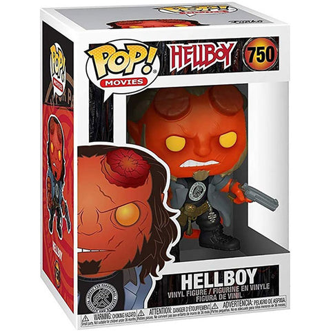 Image of Hellboy - Hellboy Bureau Paranormal Research and Defence Tee Pop! Vinyl
