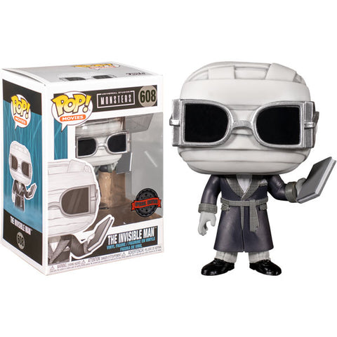 Image of Universal Monsters - Invisible Man Black & White US Exclusive Pop! Vinyl