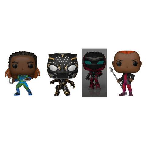 Image of Black Panther 2: Wakanda Forever - US Exclusive Pop! 4-Pack
