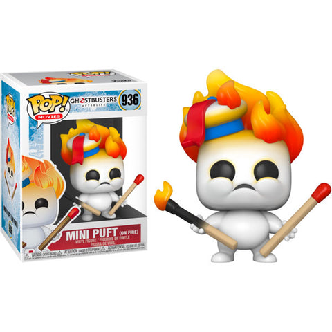 Image of Ghostbusters: Afterlife - Mini Puft on Fire Pop! Vinyl