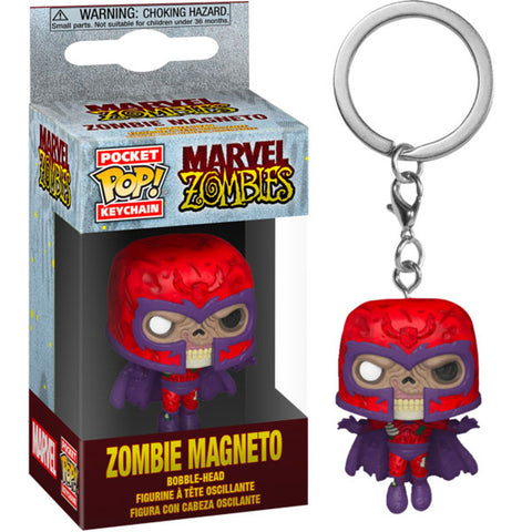 Image of Marvel Zombies - Magneto Pocket Pop! Keychain