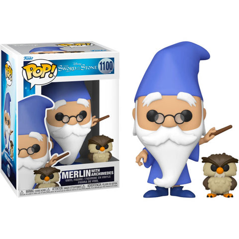Image of The Sword in the Stone - Merlin with Archimedes Pop! Vinyl