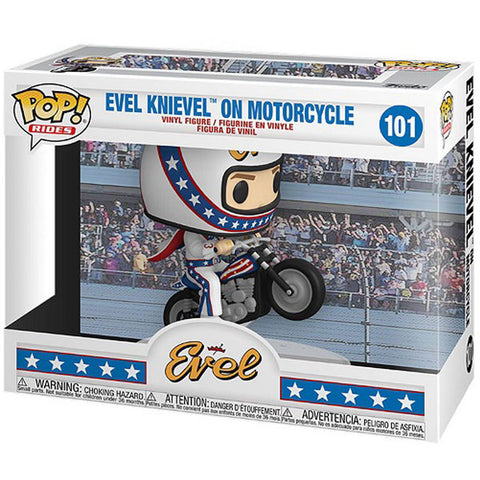 Image of Evel Knievel - Evel Knievel Motorcycle Pop! Ride