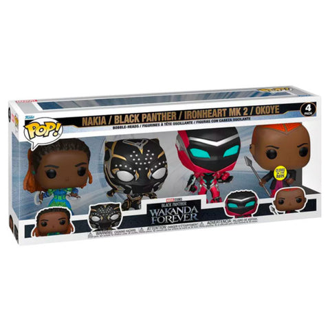 Image of Black Panther 2: Wakanda Forever - US Exclusive Pop! 4-Pack