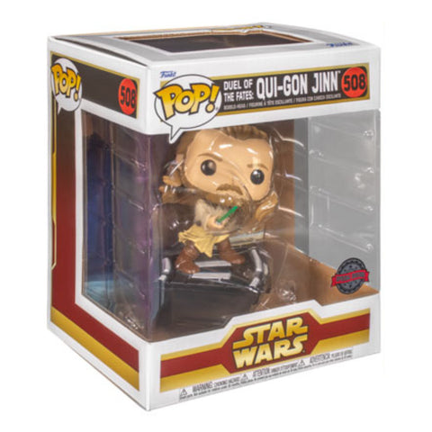 Image of Star Wars - Duel of the Fates: Qui-Gon Jin US Exclusive Pop! Deluxe
