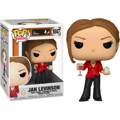 Image of The Office - Jan with Wine & Candle Pop! Vinyl