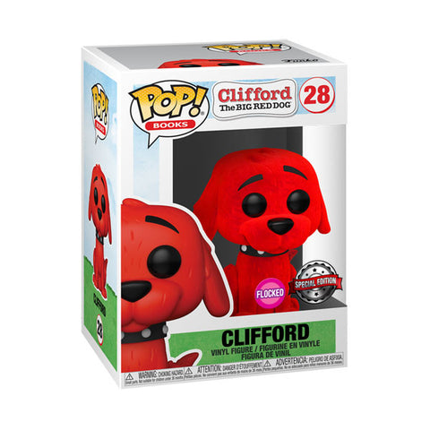 Image of Clifford the Big Red Dog - Clifford Flocked US Exclusive Pop! Vinyl