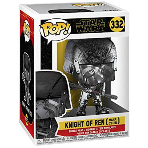 Image of Star Wars - Knight of Ren War Club Episode IX Rise of Skywalker Hematite Chrome Pop! Vinyl