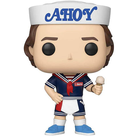 Image of Stranger Things S3 - Steve with Hat And Ice Cream Pop! Vinyl