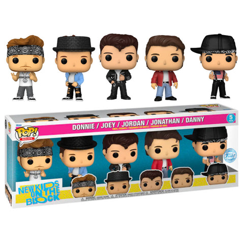 Image of New Kids on the Block - Band 5-Pack US Exclusive Pop! Vinyl