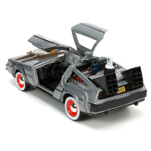 Back to the Future Part III - DeLorean Time Machine 1:32 Scale Hollywood Ride