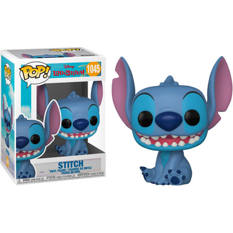 Image of Lilo and Stitch - Stitch Smiling Seated Pop! Vinyl