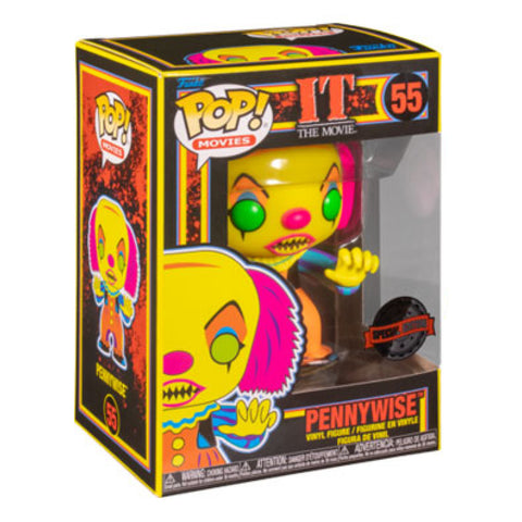 Image of It (1990) - Pennywise Black Light US Exclusive Pop! Vinyl