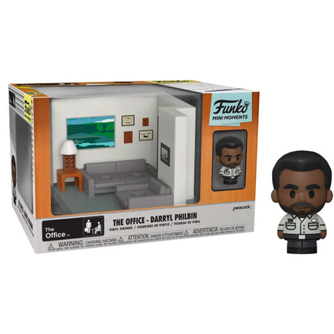 Image of The Office - Daryl Philbin with Dunder Mifflin Office Diorama Mini Moments Vinyl Figure