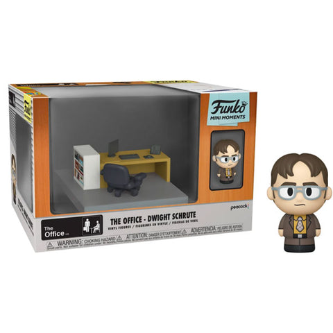 Image of The Office - Dwight Schrute with Dunder Mifflin Office Diorama Mini Moments Vinyl Figure