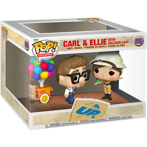 Image of Up - Carl & Ellie w/Balloon Cart US Exclusive Pop! Moment