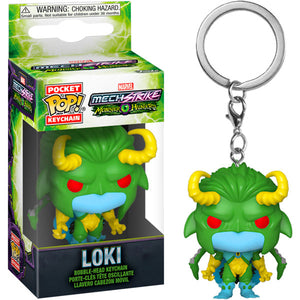 Marvel Mech Strike Monster Hunters - Loki Pocket Pop! Keychain