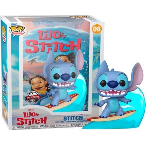Image of Lilo & Stitch - Stitch Surfing US Exclusive Pop! Cover