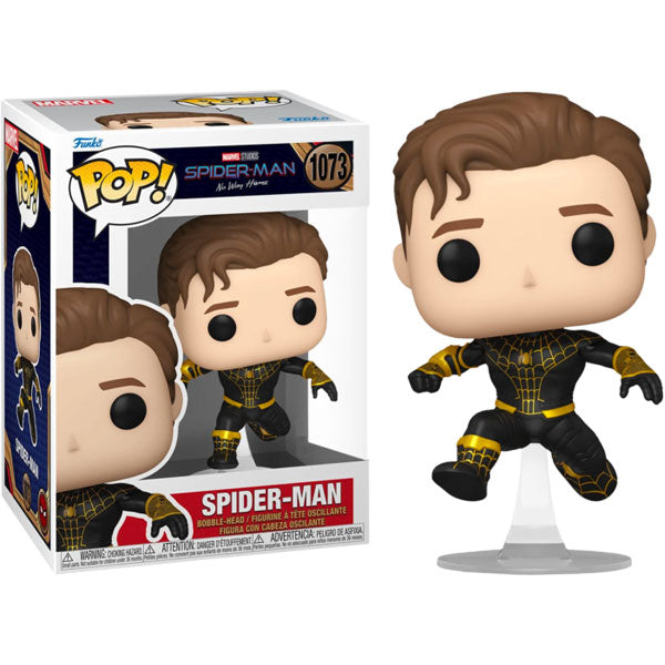 SpiderMan: No Way Home - SpiderMan (Black Suit) Unmasked US Exclusive Pop! Vinyl