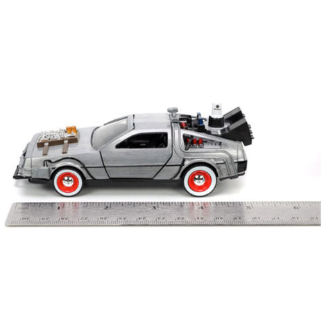 Image of Back to the Future Part III - DeLorean Time Machine 1:32 Scale Hollywood Ride