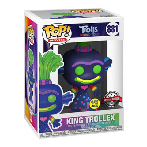 Image of Trolls World Tour - King Trollex Glow US Exclusive Pop! Vinyl