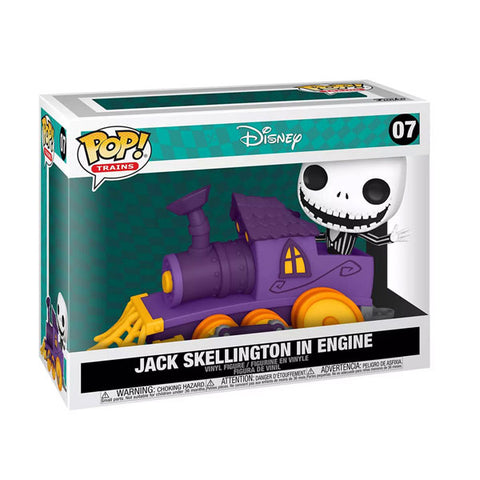 Image of The Nightmare Before Christmas - Jack in Train Engine Pop! Deluxe