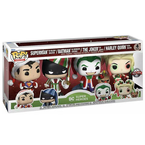 Image of DC Comics - Holiday US Exclusive Pop! Vinyl 4-Pack