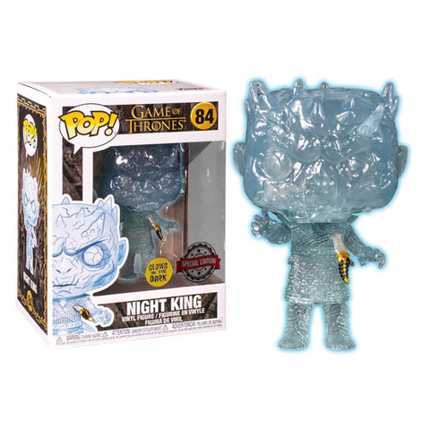 Image of Game of Thrones - Crystal Night King with Dagger Glow US Exclusive Pop! Vinyl