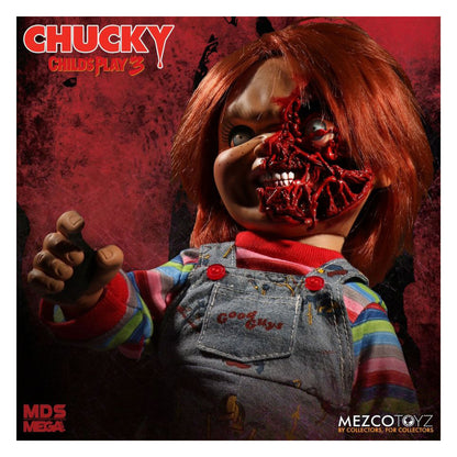 Childs Play 3 - Chucky Doll Pizza Face 15 inch Talking Action Figure