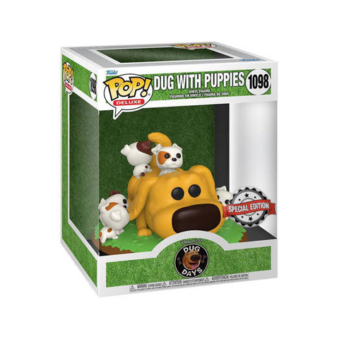 Image of Dug Days - Dug Covered in Puppies US Exclusive Pop! Deluxe