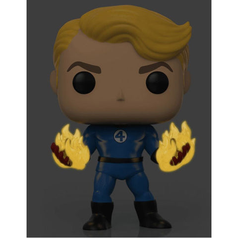 Image of Fantastic Four - Human Torch Suited Glow Specialty series Exclusive Pop! Vinyl