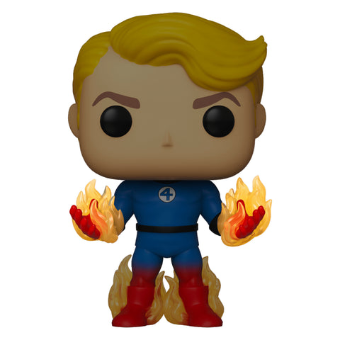 Image of Fantastic Four - Human Torch Suited Glow Specialty series Exclusive Pop! Vinyl