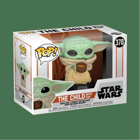 Image of Star Wars: The Mandalorian - The Child with Cup Pop! Vinyl