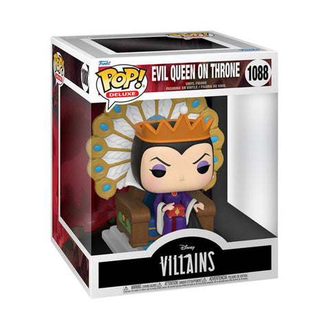 Image of Snow White and the Seven Dwarfs - Evil Queen on Throne Pop! Deluxe